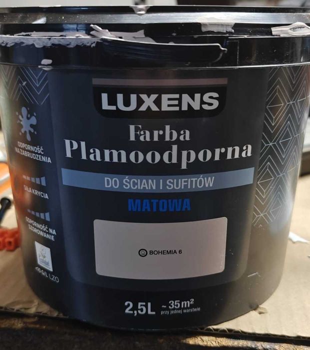 Farba do wnętrz  Luxens 1/2 puszki