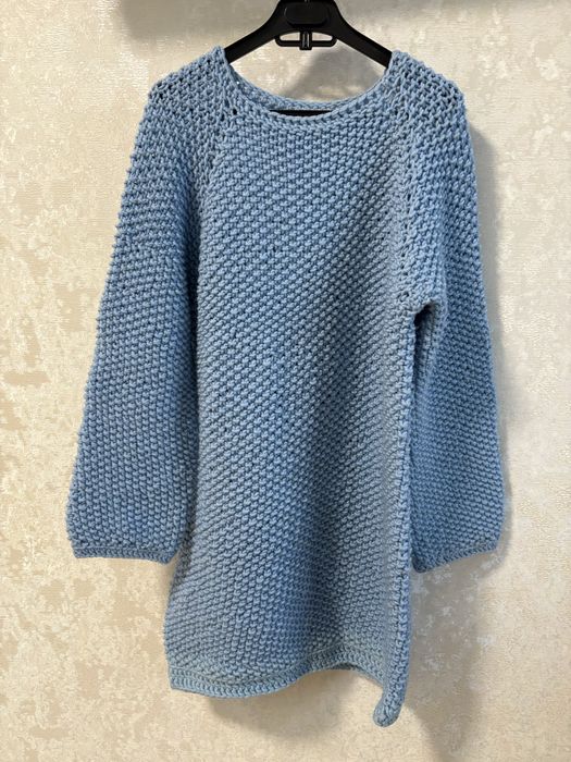 Вʼязана сукня голуба - хендмейд