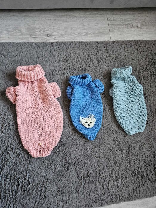 Sweterek ubranko ciepłe dla psa kota na zimę jesień jesienne zimowe