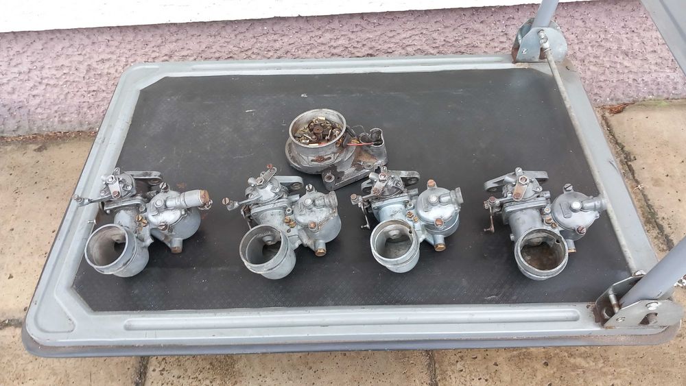 Dzik motopompa gaźnik IKOV kompletny  oryginał syrena