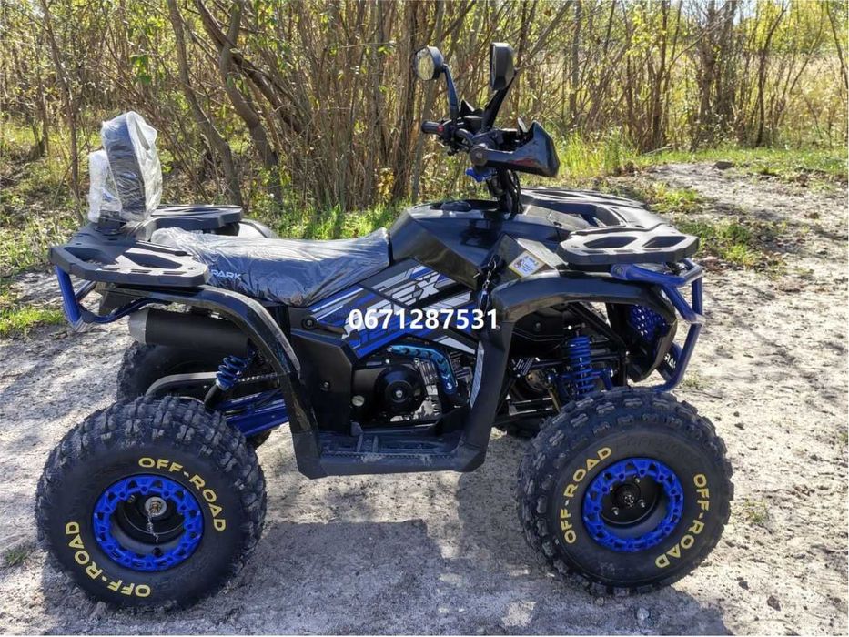 Квадроцикл Spark Apex 125 (синій) Спарк доставка під самий двір безкоштовна без передоплат гарантія сервіс відео огляд техніки перед відправкою