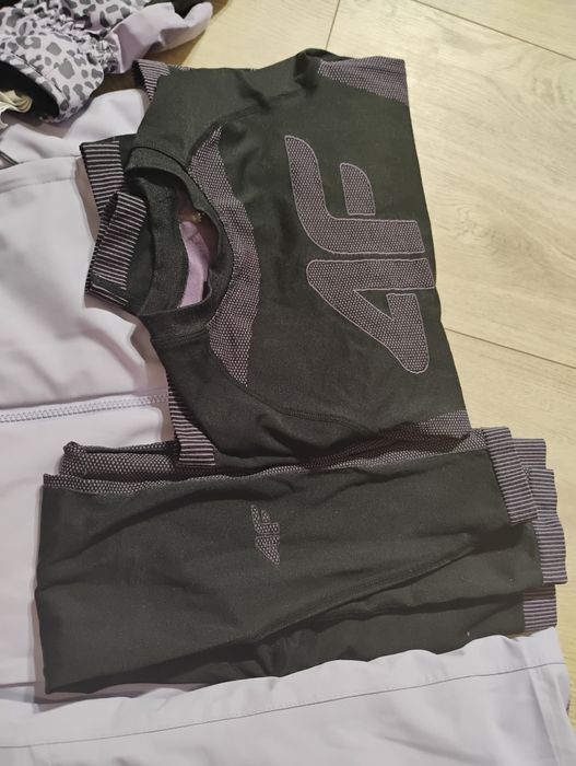 Piękny liliowy kombinezon narciarski 4F 158 NeoDry 8 000 bielizna