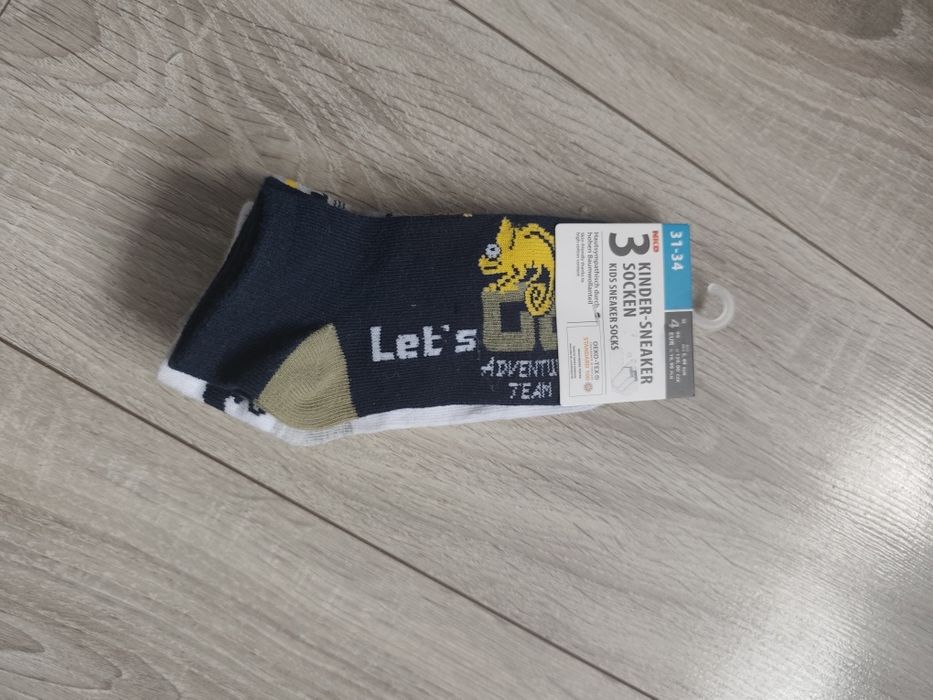 Zestaw trójpak skarpetki chłopięce 31-34