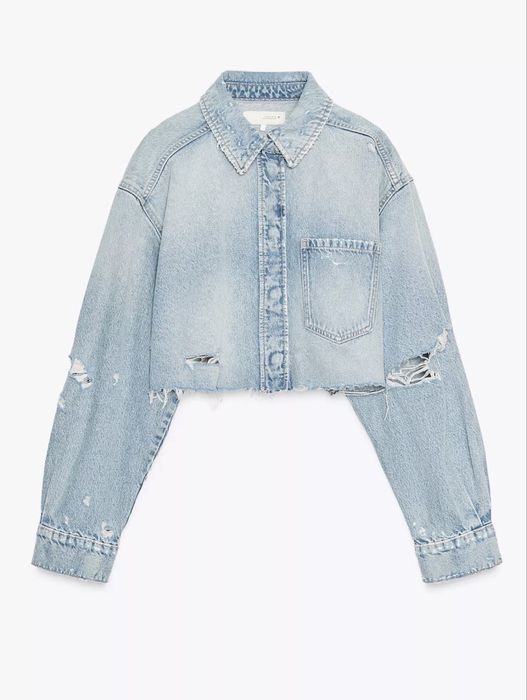 Джинсовка Zara джинсовий піджак