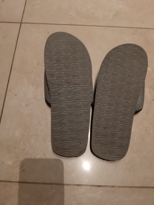 Klapki 43/44 prl vintage stare gordon szare używane strych dziadek