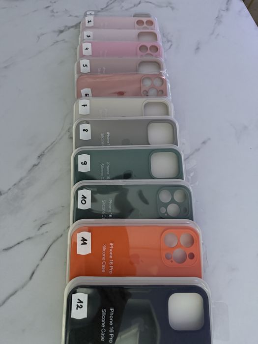 Silikonowe etui na iPhone 16 Pro