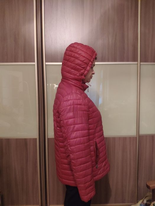 Куртка красная демисезонная, р-р 48-50