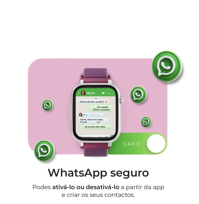 SaveWatch Plus — Relógio infantil com GPS, chamadas e WhatsApp (SaveFamily)