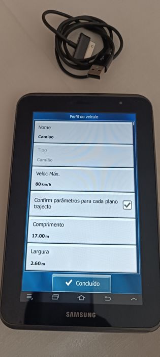 Tablet android com GPS