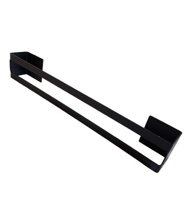 Wieszak na ręczniki czarny 40cm