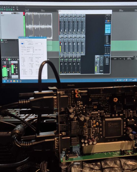 RME HDSP 9632 pro karta audio PCI z adapterem na PCIe - PRZETESTOWANA!