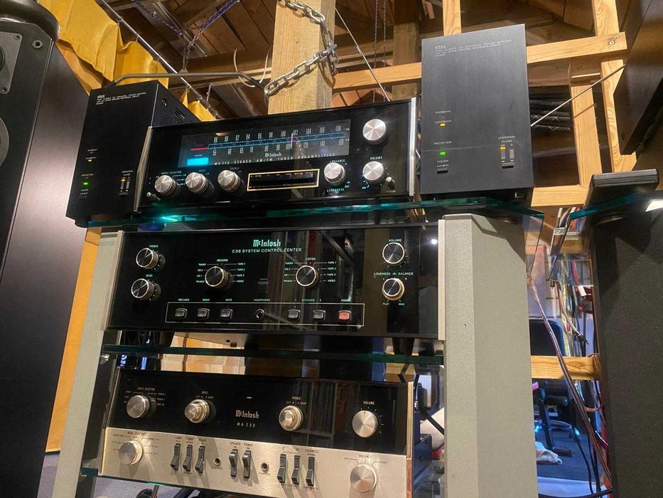 Zestaw stereo  McIntosch c38  Stax Elac z tweeter 4Pi