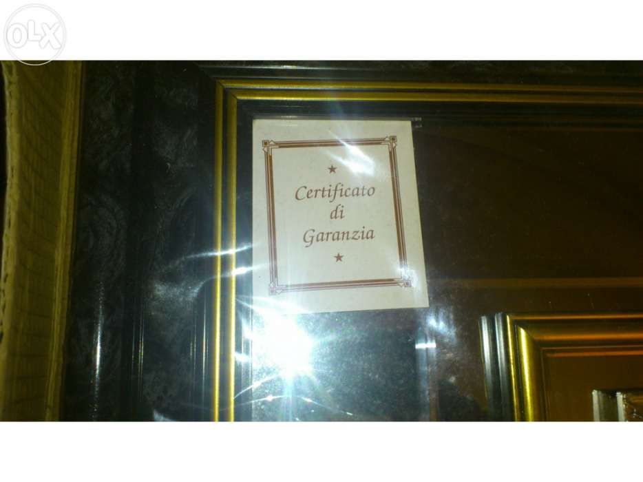 Prenda - Quadro novo com gravura no centro em prata.