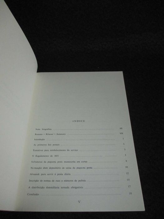 Livro A Distribuição Domiciliária da Correspondência História Postal