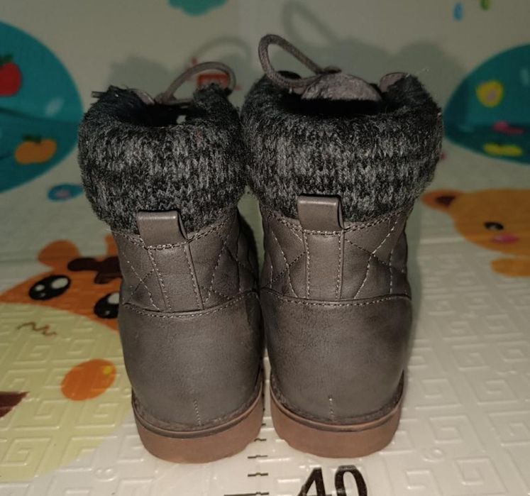 Жіночі шкіряні стьобані чоботи від Next