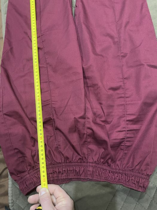 Бордові штани медичні, бренд « Білий халат» розмір 48/М