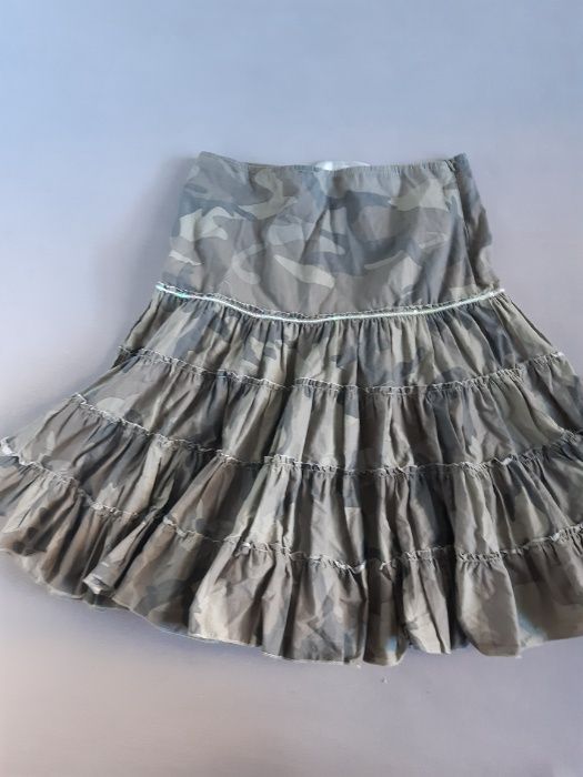 spódnica amisu w militarny wzór