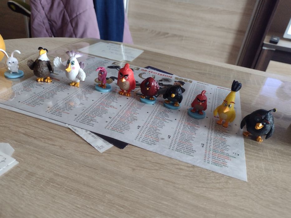 Figurki SpongeBob i Angrey bird