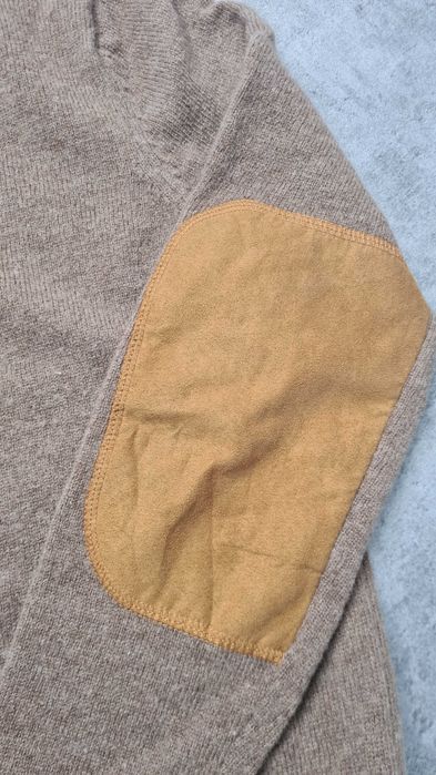 Karmelowy brązowy sweter Samsoe 80% Wełna Wool, wełniany. Rozmiar S