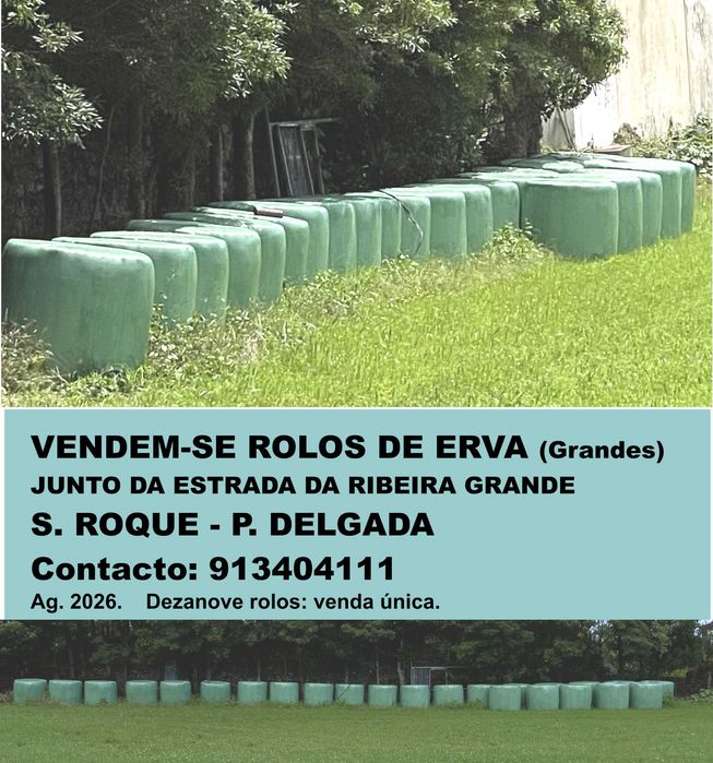 Rolos de Erva (Grandes)