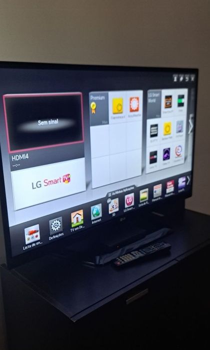 Pack LG Completo 42'' Smart TV 3D + Blu-ray + 4 Óculos 3D – Imaculado