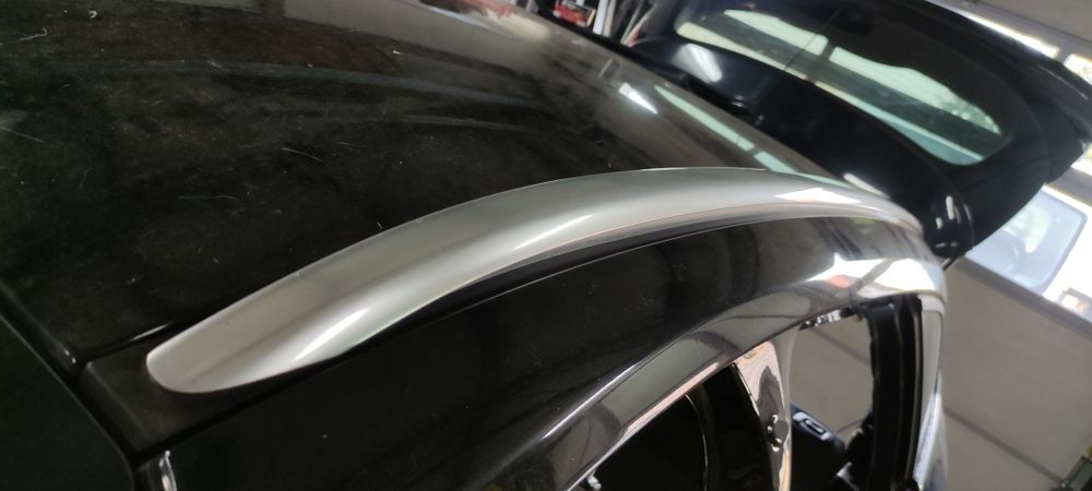 Relingi listwy dachowe srebrne chrom Ford Focus mk3 III kombi komplet