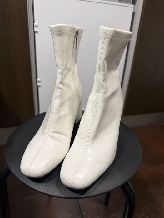 Botas brancas tipo napa da Berska