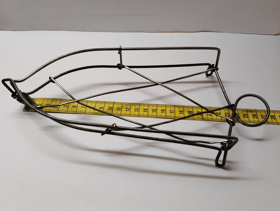 PODSTAWKA pod żelazko z PRL, metalowa, ażurowa, druciana, vintage