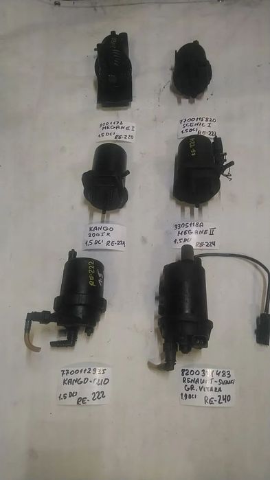 RENAULT DACIA OBUDOWA FILTRA PALIWA