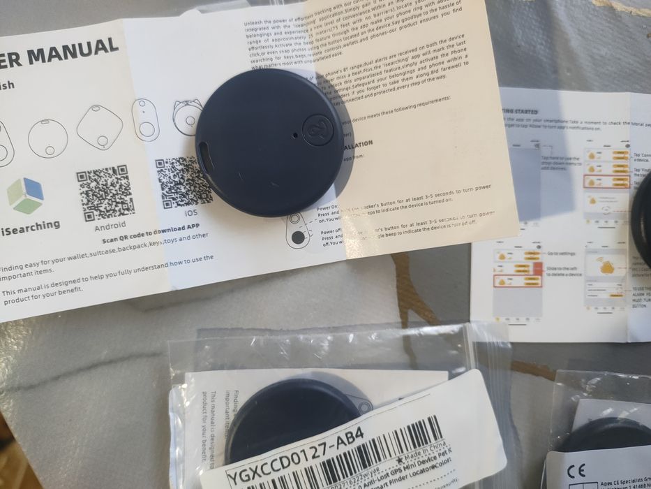 Xiaomi GPS Bluetooth 5.0 Трекер  міні GPS-пристрій