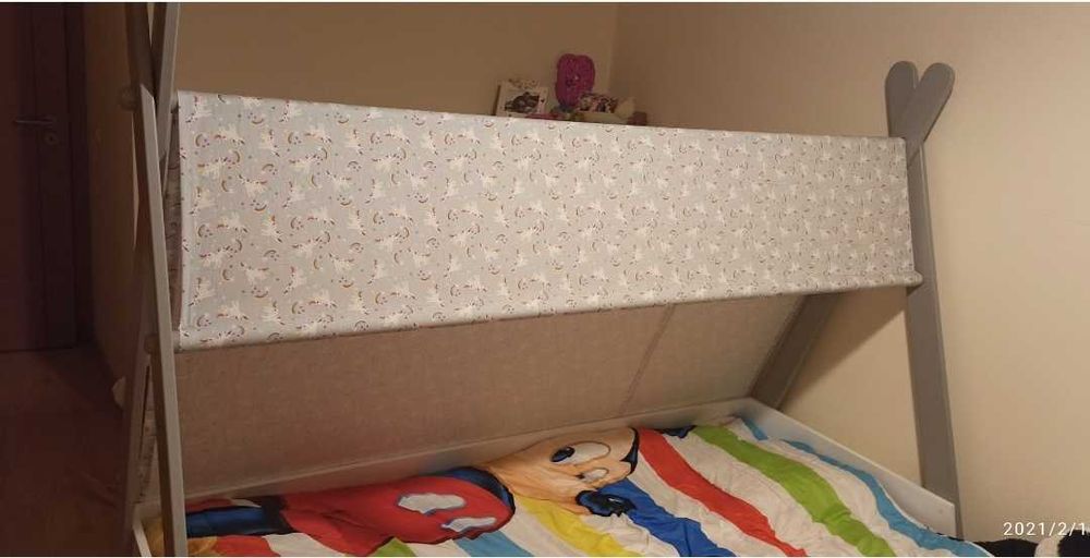 Cama de criança em forma de tenda de índio