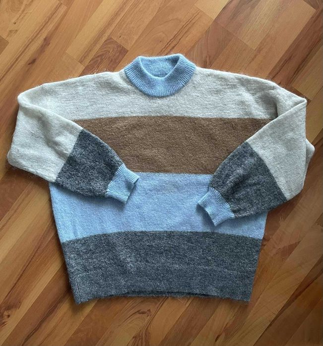 Sweter Part Two wełna moher winter fashion pastel