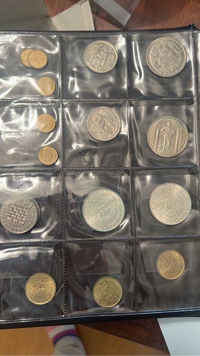 Lote de Moedas antigas, algumas em prata