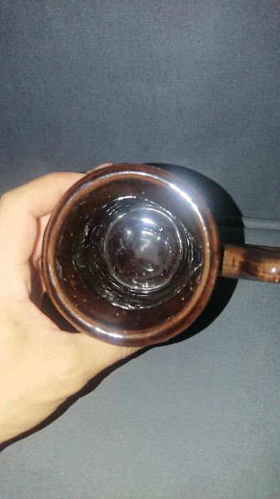 Stary ceramiczny kufel do piwa orzeł syrenka warszawska PRL