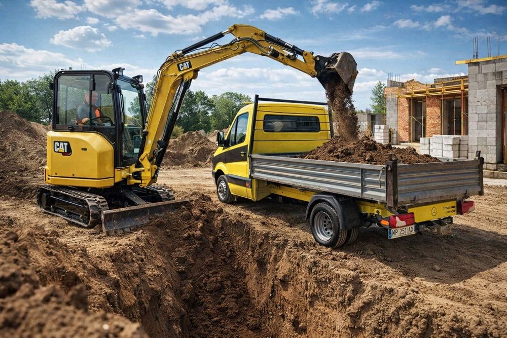 Usługi minikoparką