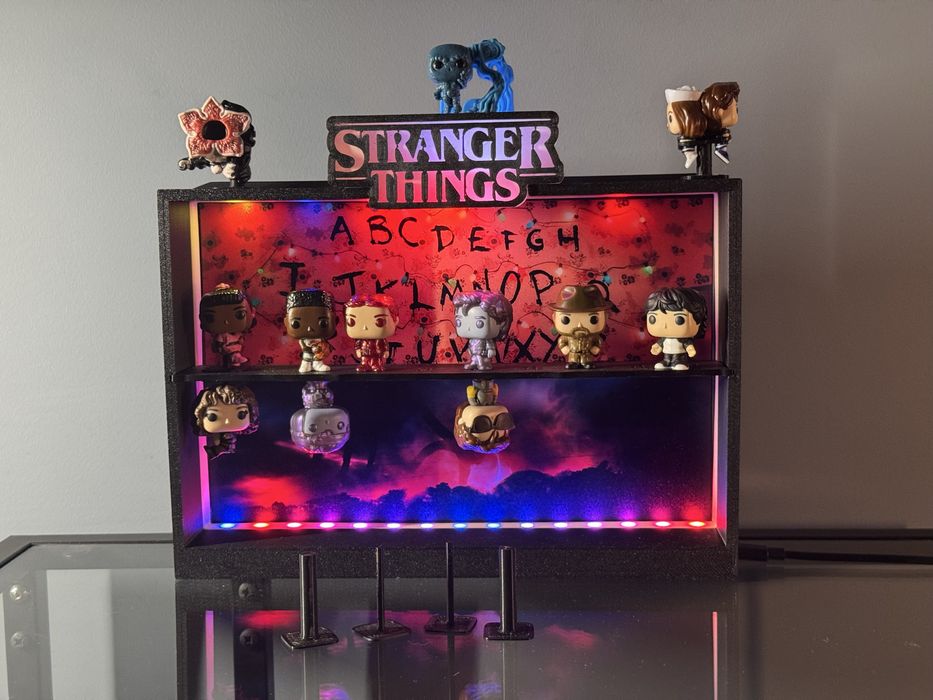 Стенд - нічник для фігурок Stranger Things Funko pop Kinder