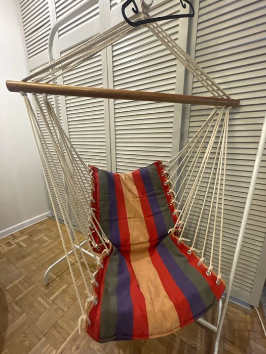 Fotel hamak ogrodowy