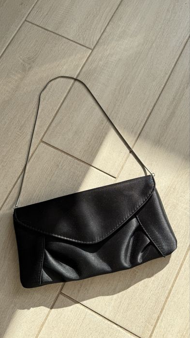 Вінтажна сумка клатч чорна