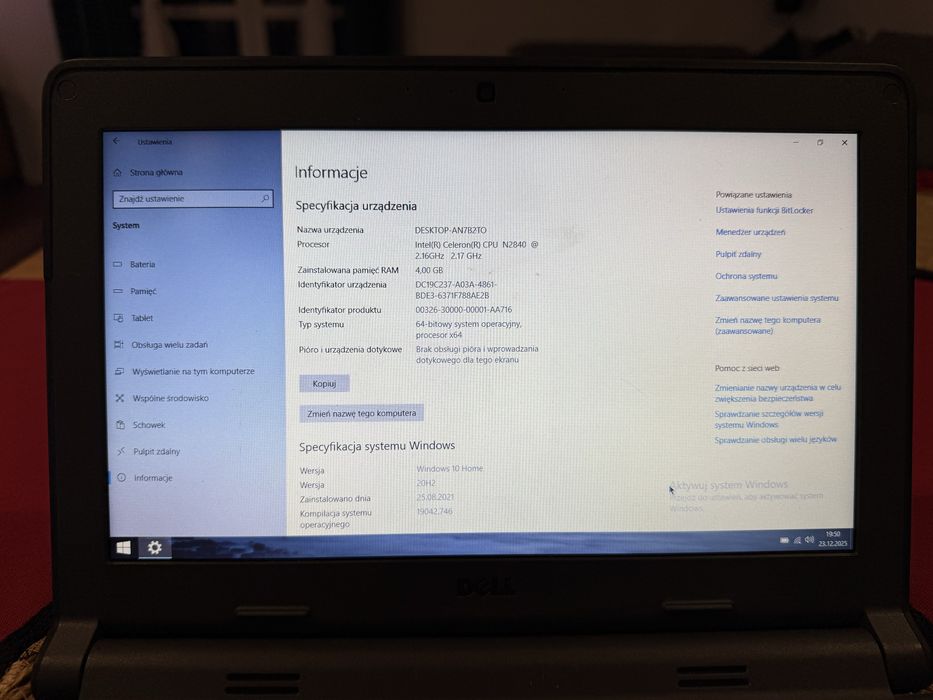 Laptop dell desktop-AN7B2TO
