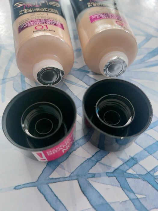 2x Podkład selfie time 01 porcelain Eveline