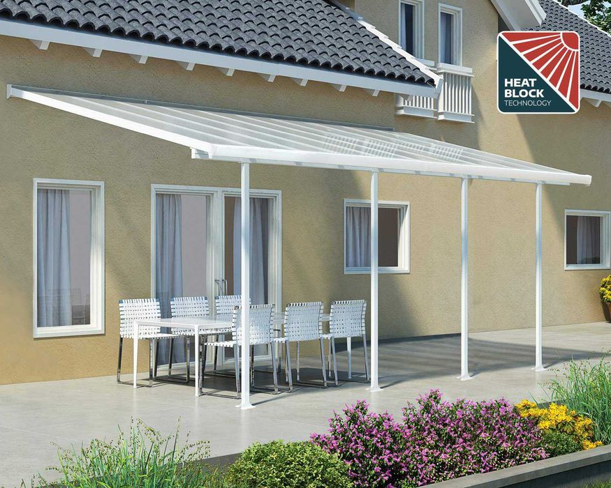 Coberturas de Terraço e Marquises por Medida | Policarbonato e Outros Materiais | Envio Nacional