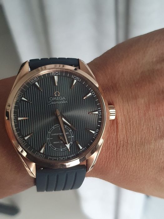 Złota Omega xxl 49.2mm seamaster 18k komplet