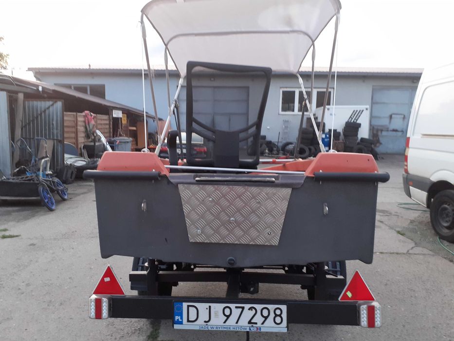 łódka wędkarska + silnik + laweta