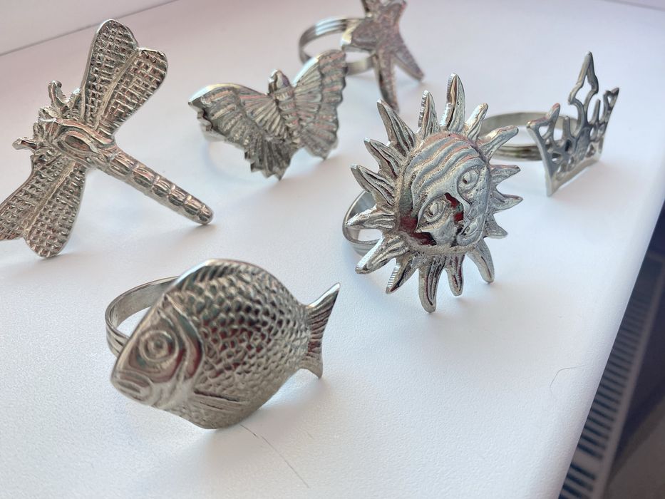 Кольца для салфеток, набор 6 шт.