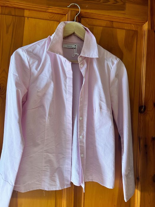 Reserved koszula paski różowa dopasowana m 38