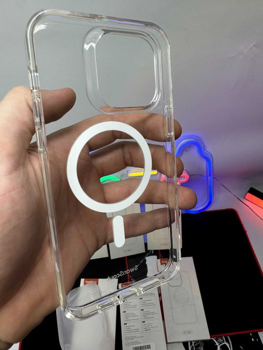 Swanscout Apple iphone 14 pro max Магнітний чохол MagSafe анти-жовтим