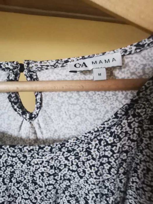 Bluzka ciążowa w kwiatki