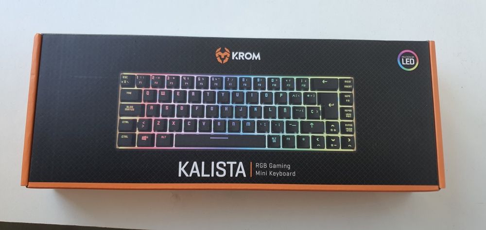 Mini teclado RGB gaming
