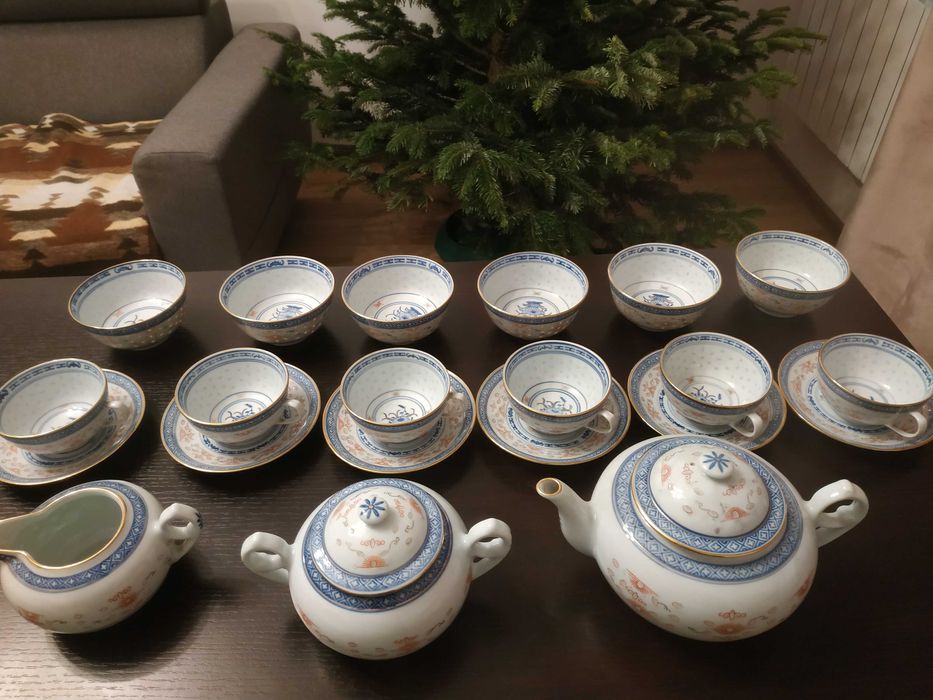 porcelana chińska ryżowa