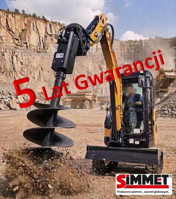 Świder wiertnica wiertło glebowe mini koparka - Nowa 2195 zł - Simmet®